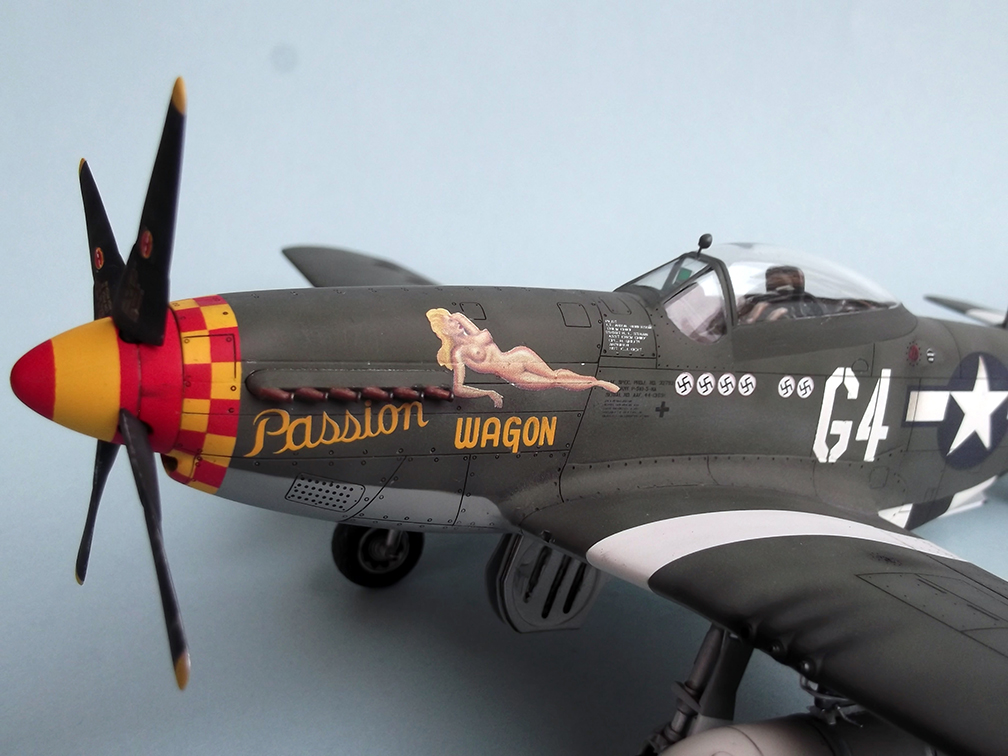 Cox Thimble-Drome P-51 Mustang Airplane Stickers